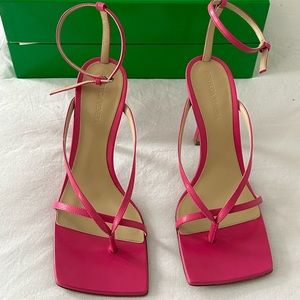 Bottega Veneta Pink Stretch Sandal
